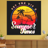 Zomertijd Canvas Afdruk (Insitu (Woonkamer))