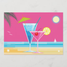 Zomertijd Couple's Douche Uitnodiging