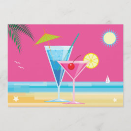 Zomertijd Couple's Douche Uitnodiging