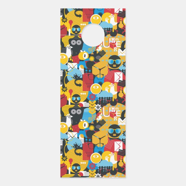 zomertijd deurhanger (Voorkant)