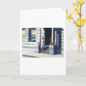 Zomertijd - Edward Hopper Kaart (Gele Bloem)
