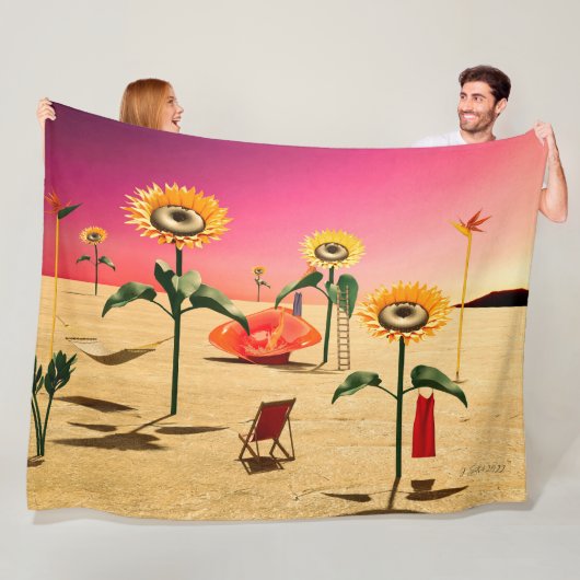 Zomertijd Fleece Deken (In situ)