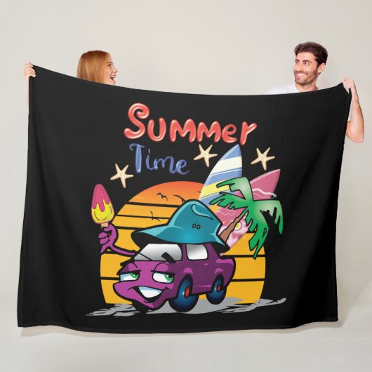 zomertijd fleece deken (In situ)