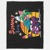 zomertijd fleece deken (Voorkant)