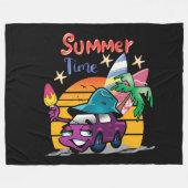 zomertijd fleece deken (Voorkant (Horizontaal))