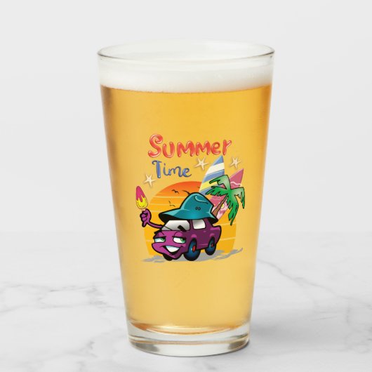 zomertijd glas (Voorkant gevuld)