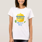 Zomertijd & Grappige zomer citroen T-shirt (Voorkant)