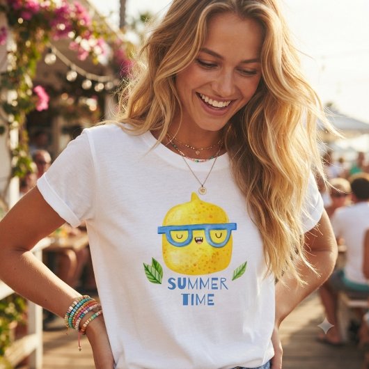 Zomertijd & Grappige zomer citroen T-shirt