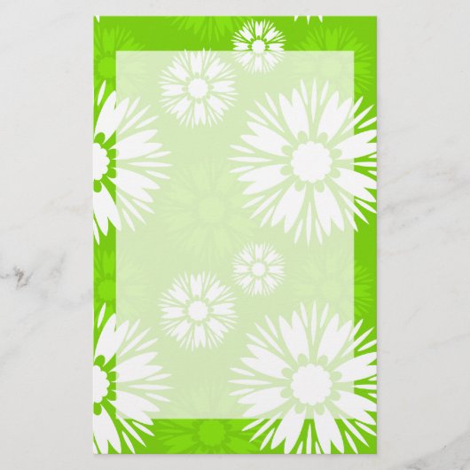 Zomertijd Green Stationery Briefpapier (Voorkant)