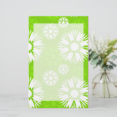 Zomertijd Green Stationery Briefpapier (Staand voorkant)