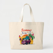 zomertijd grote tote bag (Voorkant)
