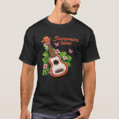 Zomertijd Hawaï Ukulele Lute Bloemen Pullover H (Voorkant)