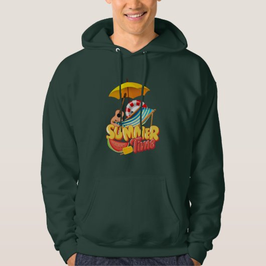 zomertijd hoodie (Voorkant)