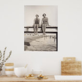 zomertijd in Cannes in 1935 Poster (Keuken)