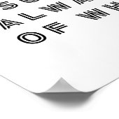 Zomertijd is altijd het beste Waterverf Poster (Hoek)