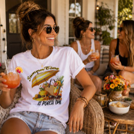 Zomertijd is veranda tijd Tri-Blend shirt