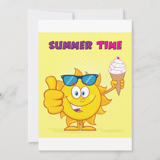 zomertijd kaart (Voorkant)