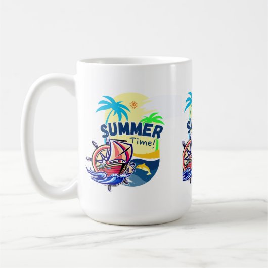 zomertijd koffiemok (Links)