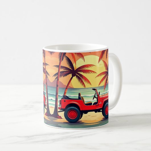 " ZOMERTIJD " KOFFIEMOK (Voorkant rechts)