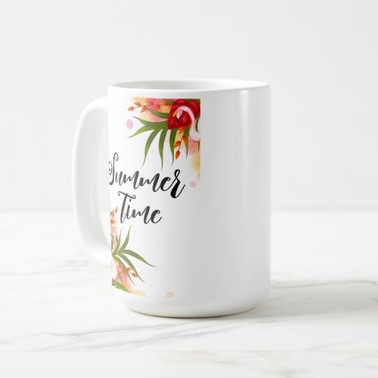 zomertijd koffiemok (Voorkant links)