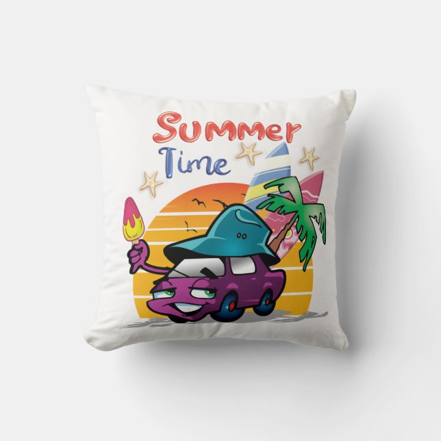 zomertijd kussen (Voorkant)
