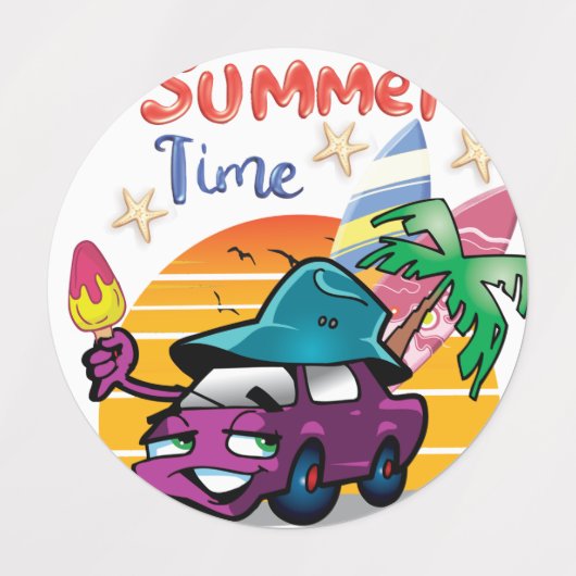 zomertijd labels (Design 1)