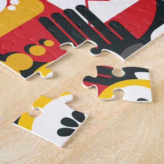 zomertijd legpuzzel (Zijkant)