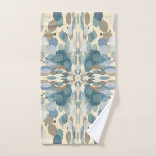 Zomertijd Leuk Ocean Spray Splatter Abstracte Kuns Bad Handdoek (Handdoek)