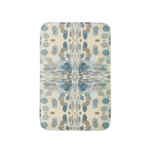 Zomertijd Leuk Ocean Spray Splatter Abstracte Kuns Badmat (Voorkant Verticaal)