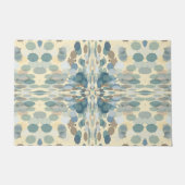 Zomertijd Leuk Ocean Spray Splatter Abstracte Kuns Deurmat (Voorkant)