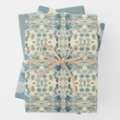 Zomertijd Leuk Ocean Spray Splatter Abstracte Kuns Inpakpapier Vel (In situ)