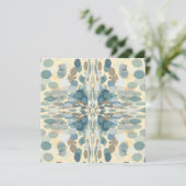 Zomertijd Leuk Ocean Spray Splatter Abstracte Kuns Kaart (Staand voorkant)