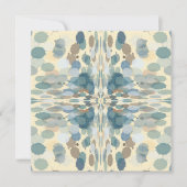 Zomertijd Leuk Ocean Spray Splatter Abstracte Kuns Kaart (Voorkant)