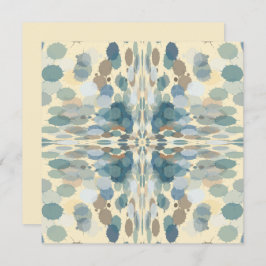 Zomertijd Leuk Ocean Spray Splatter Abstracte Kuns Kaart