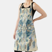 Zomertijd Leuk Ocean Spray Splatter Abstracte Kuns Schort (Insitu)