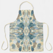 Zomertijd Leuk Ocean Spray Splatter Abstracte Kuns Schort (Voorkant)