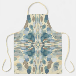 Zomertijd Leuk Ocean Spray Splatter Abstracte Kuns Schort