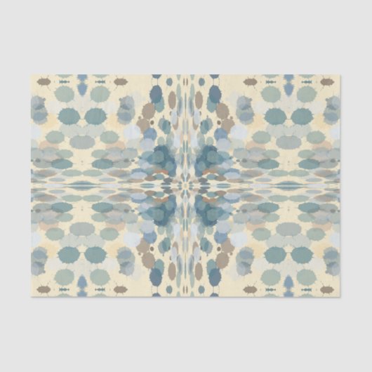 Zomertijd Leuk Ocean Spray Splatter Abstracte Kuns Tissuepapier (Voorkant)