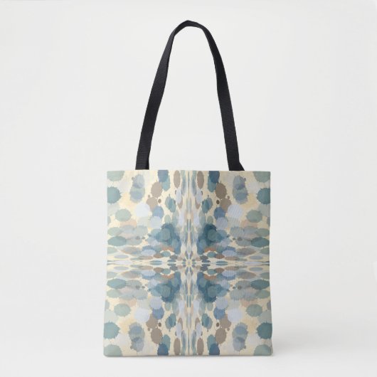 Zomertijd Leuk Ocean Spray Splatter Abstracte Kuns Tote Bag (Voorkant)