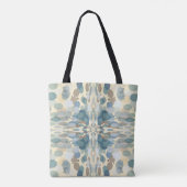Zomertijd Leuk Ocean Spray Splatter Abstracte Kuns Tote Bag (Achterkant)