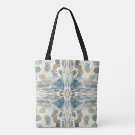 Zomertijd Leuk Ocean Spray Splatter Abstracte Kuns Tote Bag