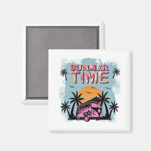 zomertijd magneet (Voorkant / Achterkant)