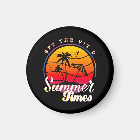 Zomertijd Magneet (Voorkant)