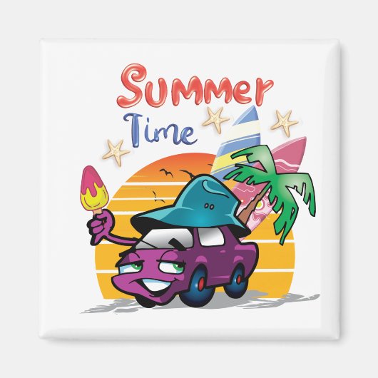 zomertijd magneet (Voorkant)