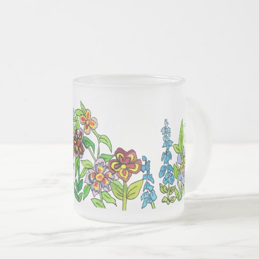 zomertijd matglas koffiemok (Voorkant rechts)