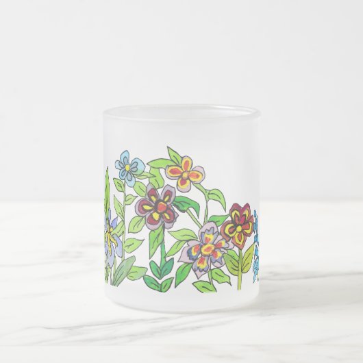 zomertijd matglas koffiemok (Center)