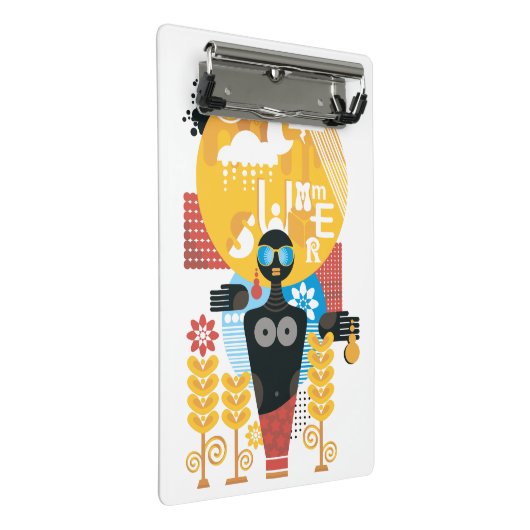 zomertijd mini klembord (Schuin)