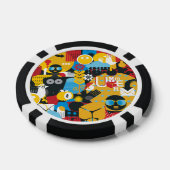 zomertijd poker chips (Enkel)