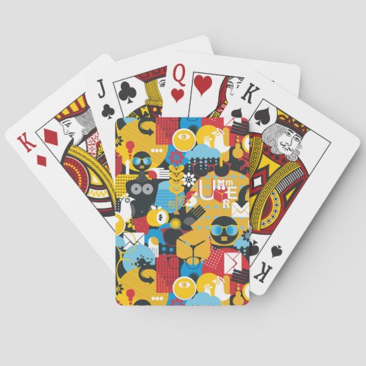 zomertijd pokerkaarten (Achterkant)