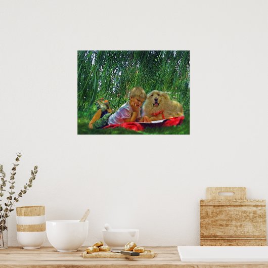 zomertijd poster (Keuken)